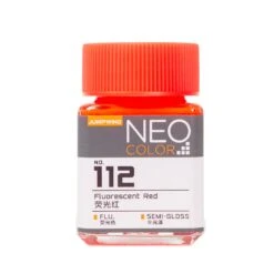 112 Semi-Gloss Fluorescent Red