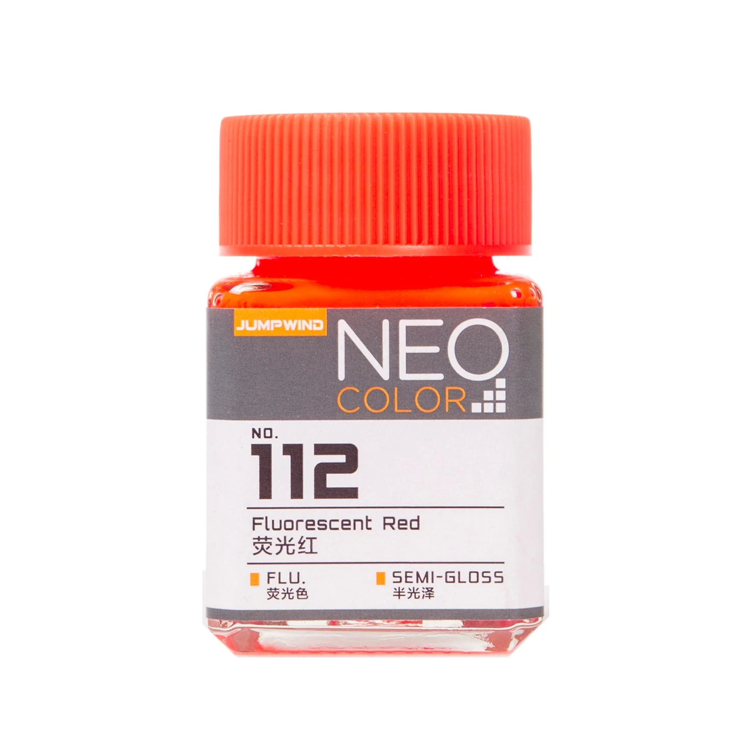 112 Semi-Gloss Fluorescent Red 3 112 Semi-Gloss Fluorescent Red