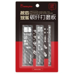 Hardcore Type Carbon Fiber Sanding Block Set (3pcs) 14 Hardcore Type Carbon Fiber Sanding Block Set (3pcs) -Robot Kai SKU 2mm